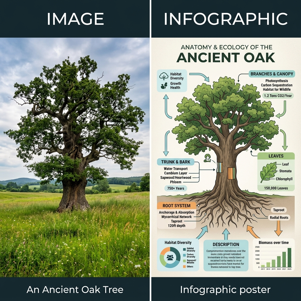 Standard Image vs Infographic Poster
