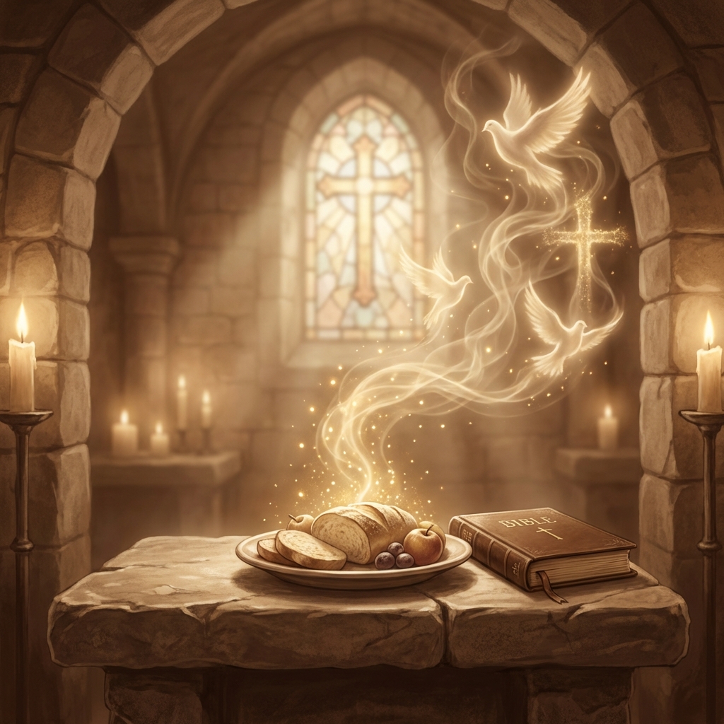 Food turning to light