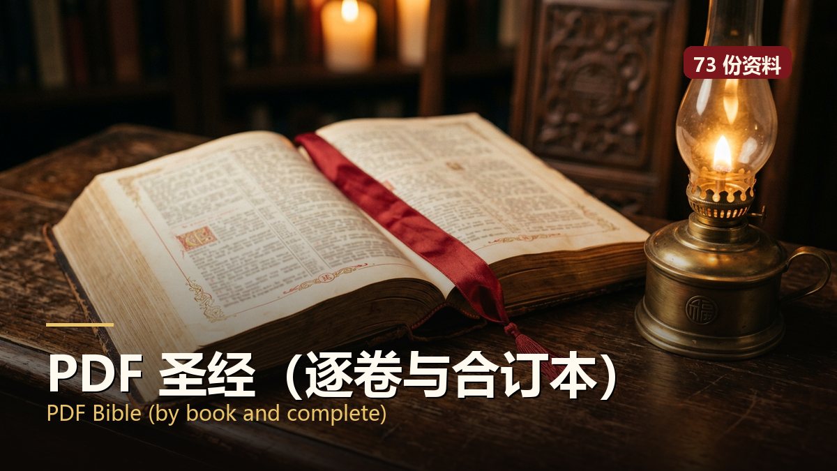 PDF 圣经（逐卷与合订本）