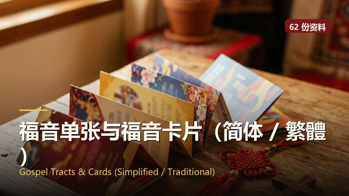 福音单张与福音卡片（简体 / 繁體）