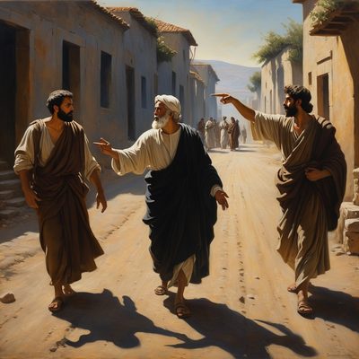 The Disciples Argue Over Who Is Greatest illustration