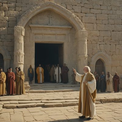 Diotrephes Refuses to Welcome Fellow Believers illustration