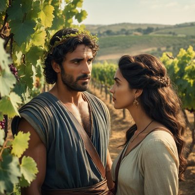 Samson Marries a Philistine Woman illustration