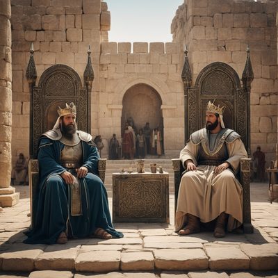 Jehoshaphat Allies With King Ahab illustration