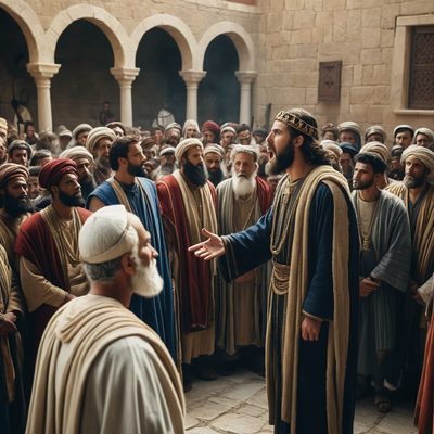 Rehoboam Takes Counsel From His Peers illustration
