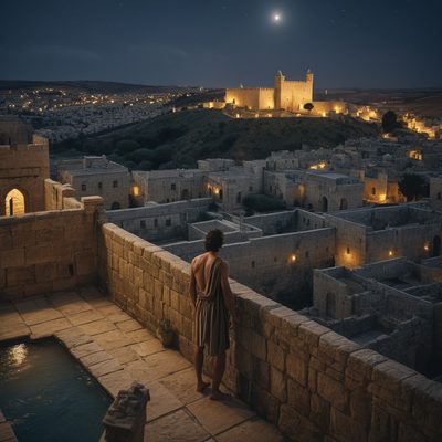 David Commits Adultery With Bathsheba illustration