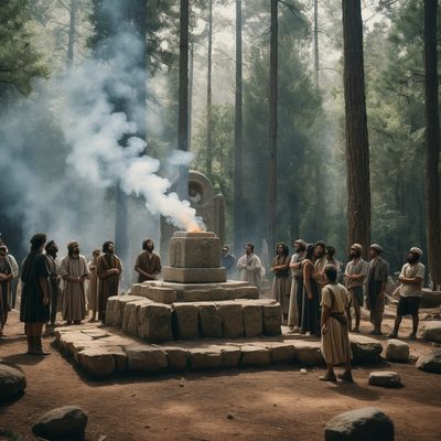 Israel Forgets God After Joshua Dies illustration