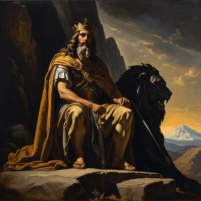 Solomon Worships the Gods of His Wives illustration