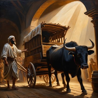Uzzah Touches the Ark illustration