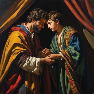 Jacob Shows Obvious Favoritism to Joseph illustration