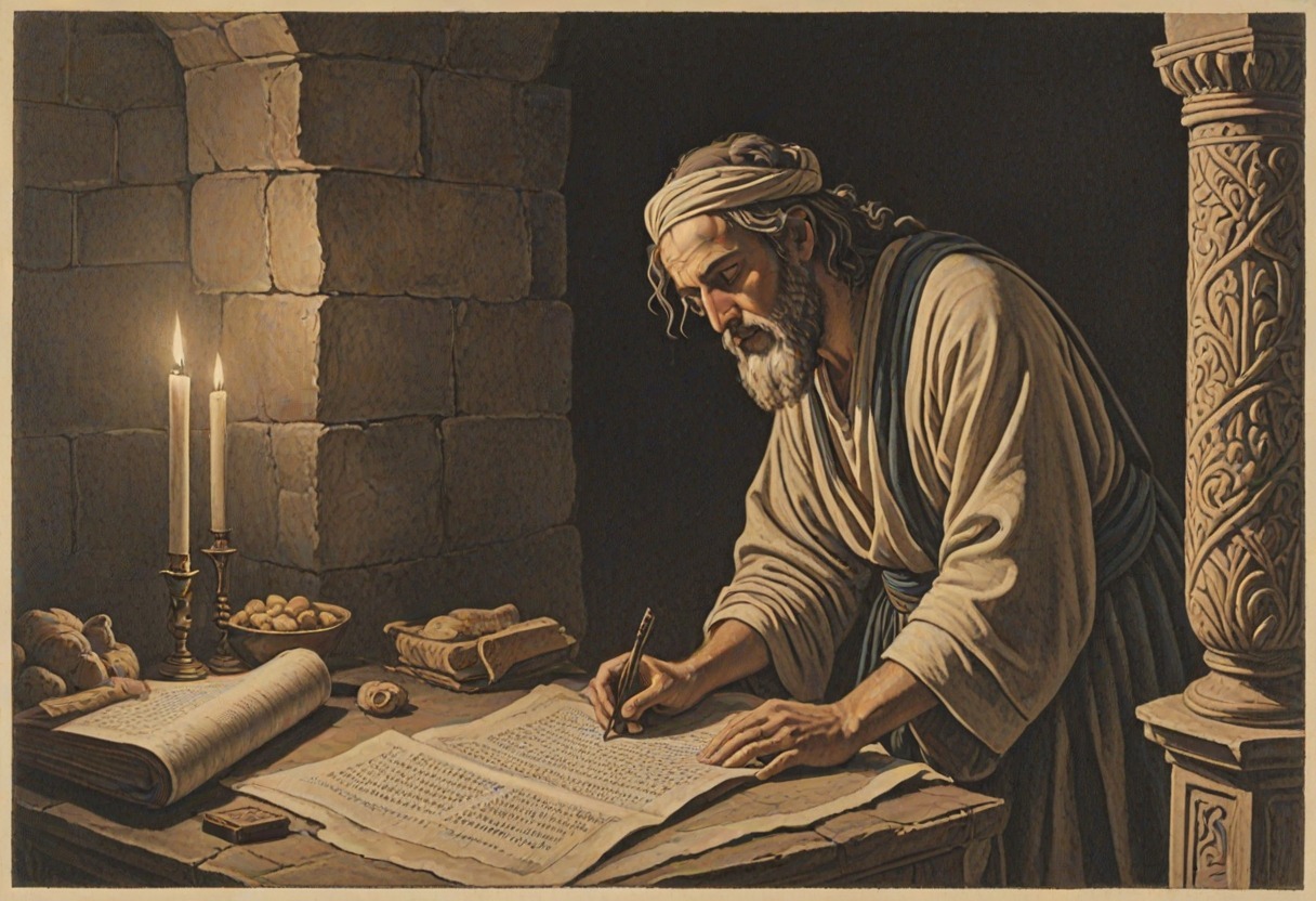 Prophet Isaiah Writing