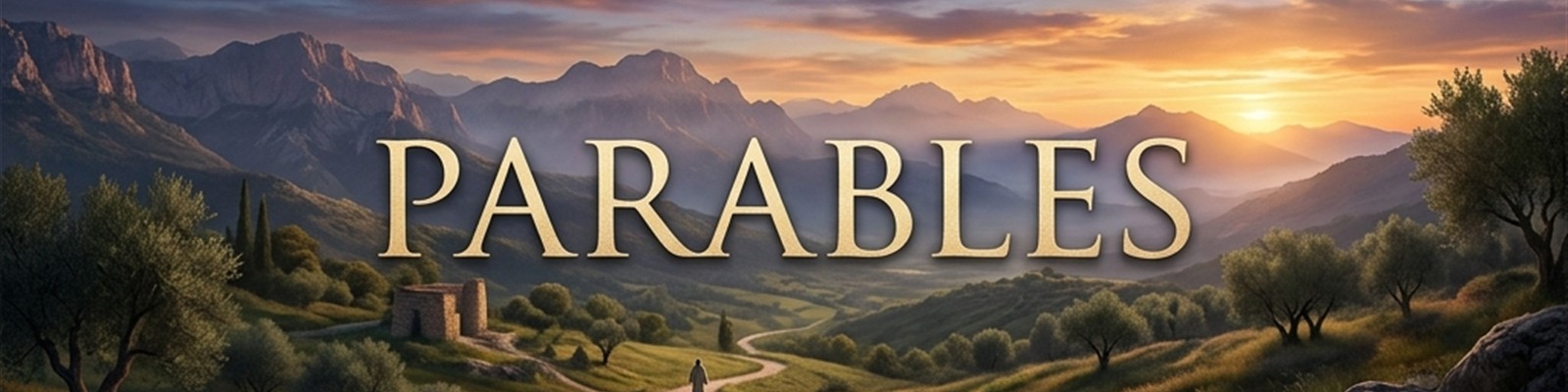 Parables &amp; Analogies banner — click to open navigation menu