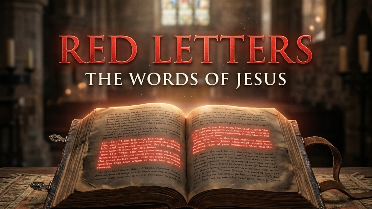 Red Letters - The Words of Jesus title card