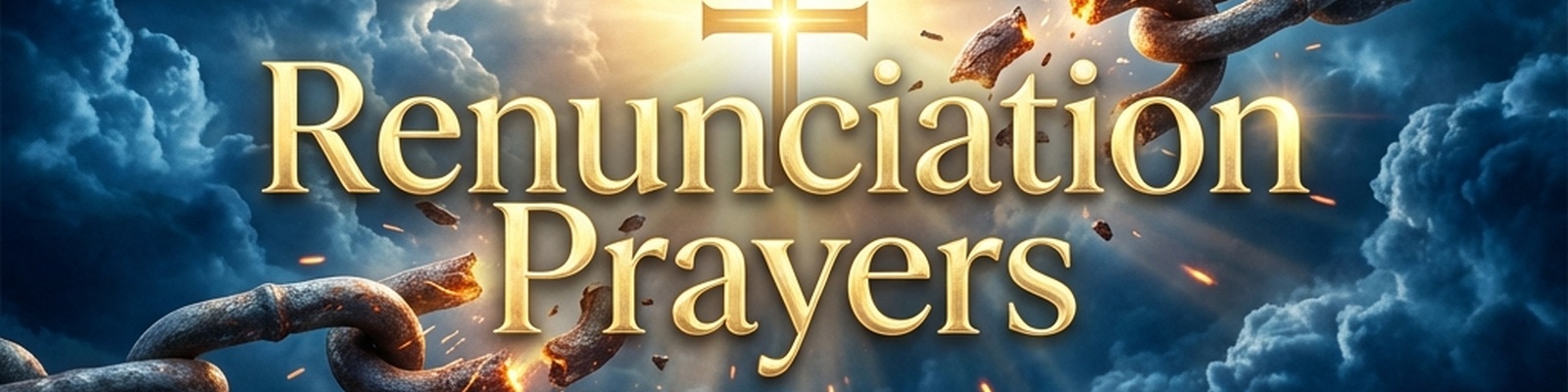 Renunciation + Curse Breaking Prayers Banner