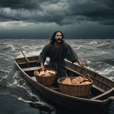 The Disciples Do Not Understand the Feeding of the 5,000 illustration