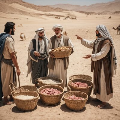 The Israelites Complain About Manna illustration