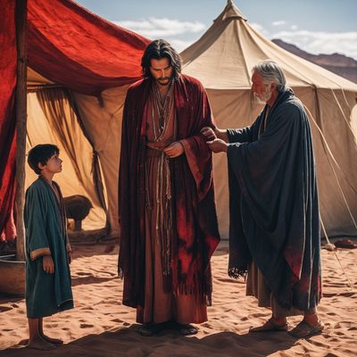 Jacob's Sons Deceive Their Father About Joseph illustration