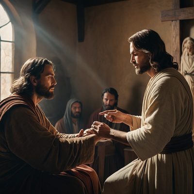 Thomas Will Not Believe Without Evidence illustration