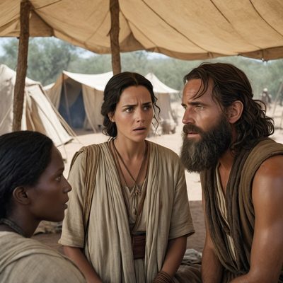 Miriam Criticizes Moses illustration