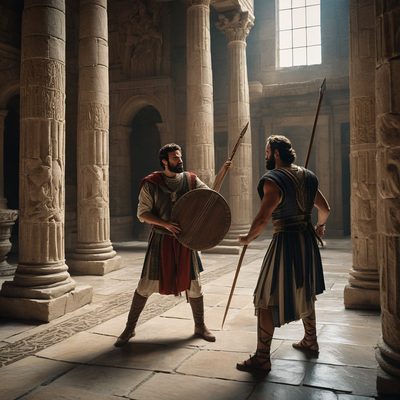 Saul's Jealousy of David illustration