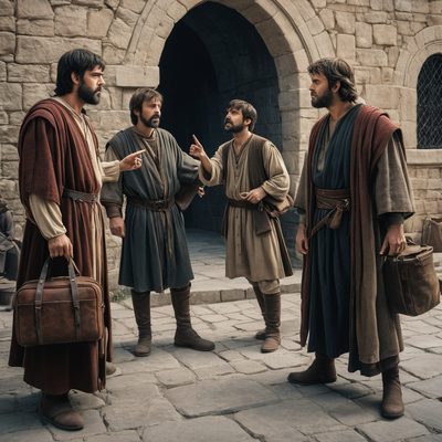 Paul and Barnabas Split Over John Mark illustration