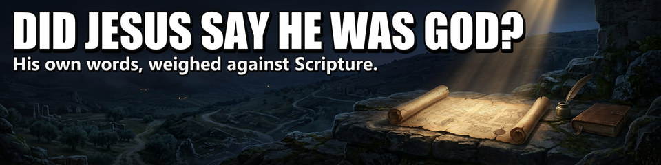 Did Jesus Say He Was God?: His own words, weighed against Scripture.