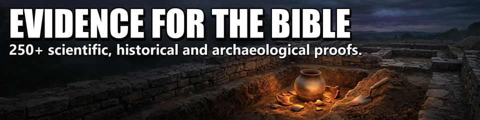 Evidence for the Bible: 250+ scientific, historical and archaeological proofs.