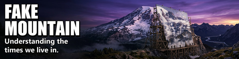 Fake Mountain: Understanding the times we live in.