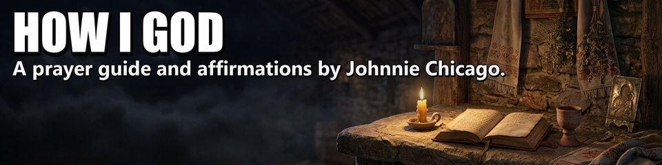 How I God: A prayer guide and affirmations by Johnnie Chicago.