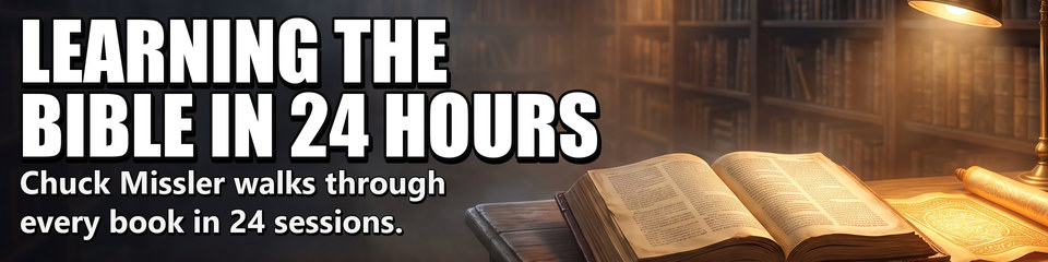 Learning the Bible in 24 Hours: Chuck Missler walks through every book in 24 sessions.