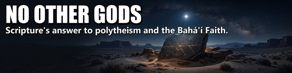 No Other Gods: Scripture's answer to polytheism and the Bahá'í Faith.