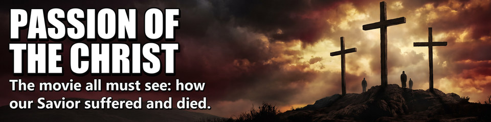Passion of the Christ: The movie all must see: how our Savior suffered and died.