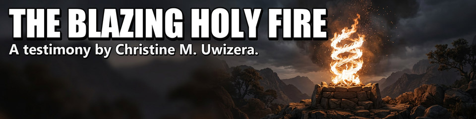 The Blazing Holy Fire: A testimony by Christine M. Uwizera.