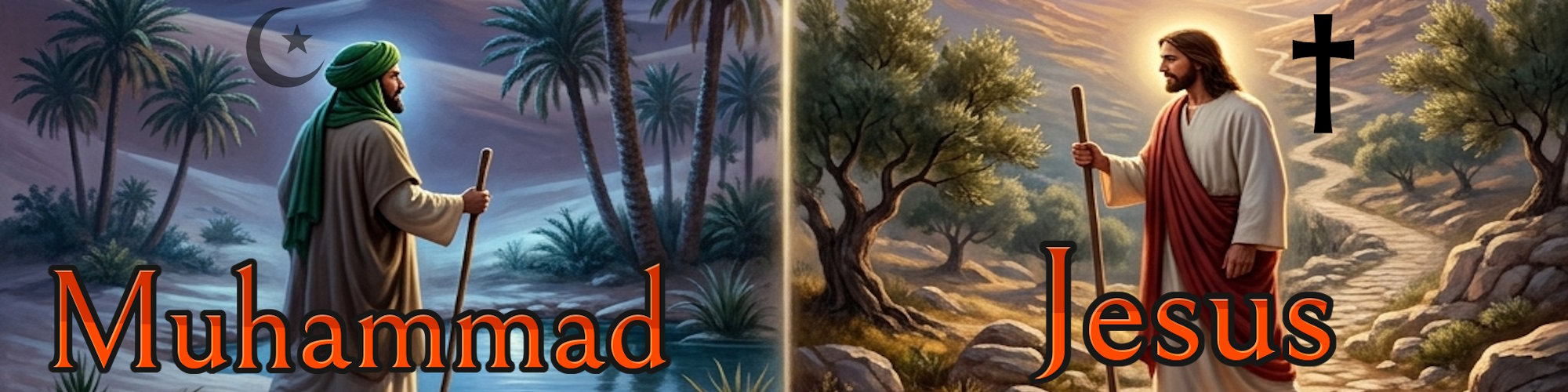 محمد در برابر عیسی: مقایسه‌ای مسیحی banner — click to open navigation menu