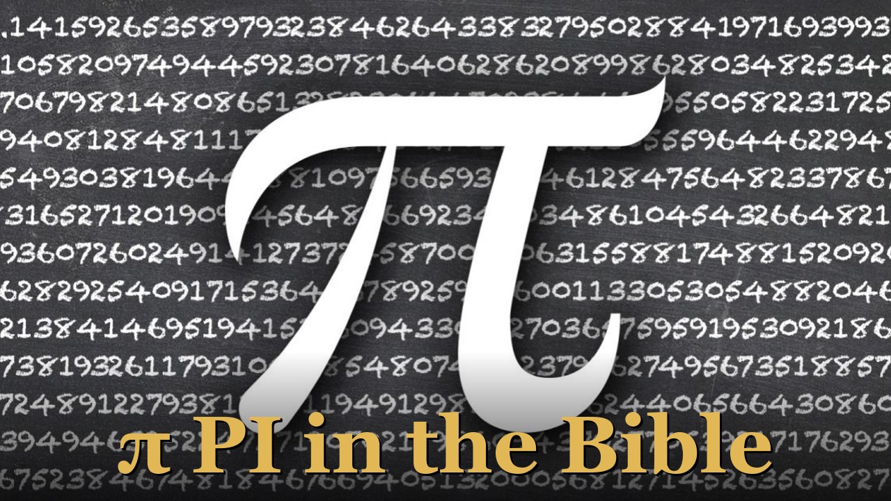 π PI in the Bible title card